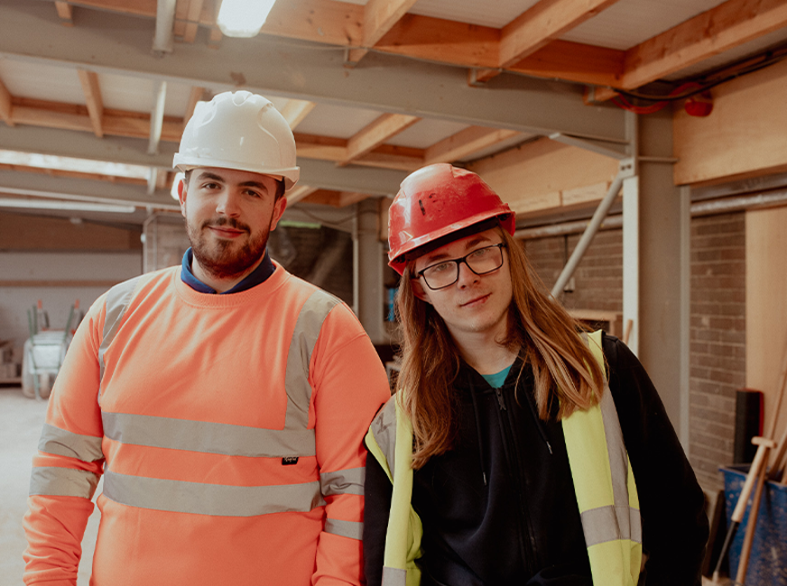 male and female built environment students