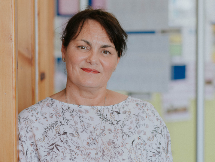 employability staff member smiling at camera