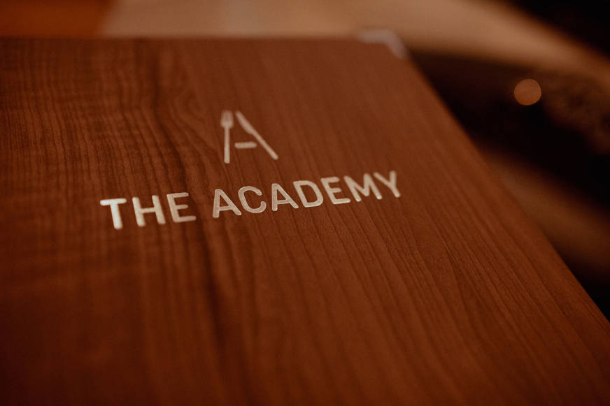 the academy menu