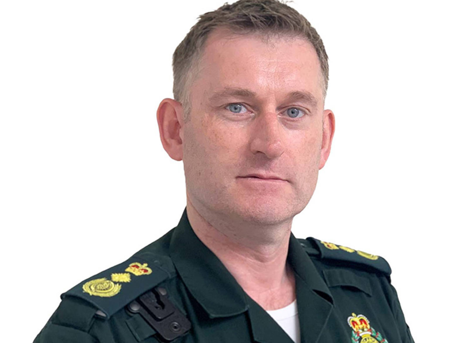 daren mochrie alumni smiling at camera